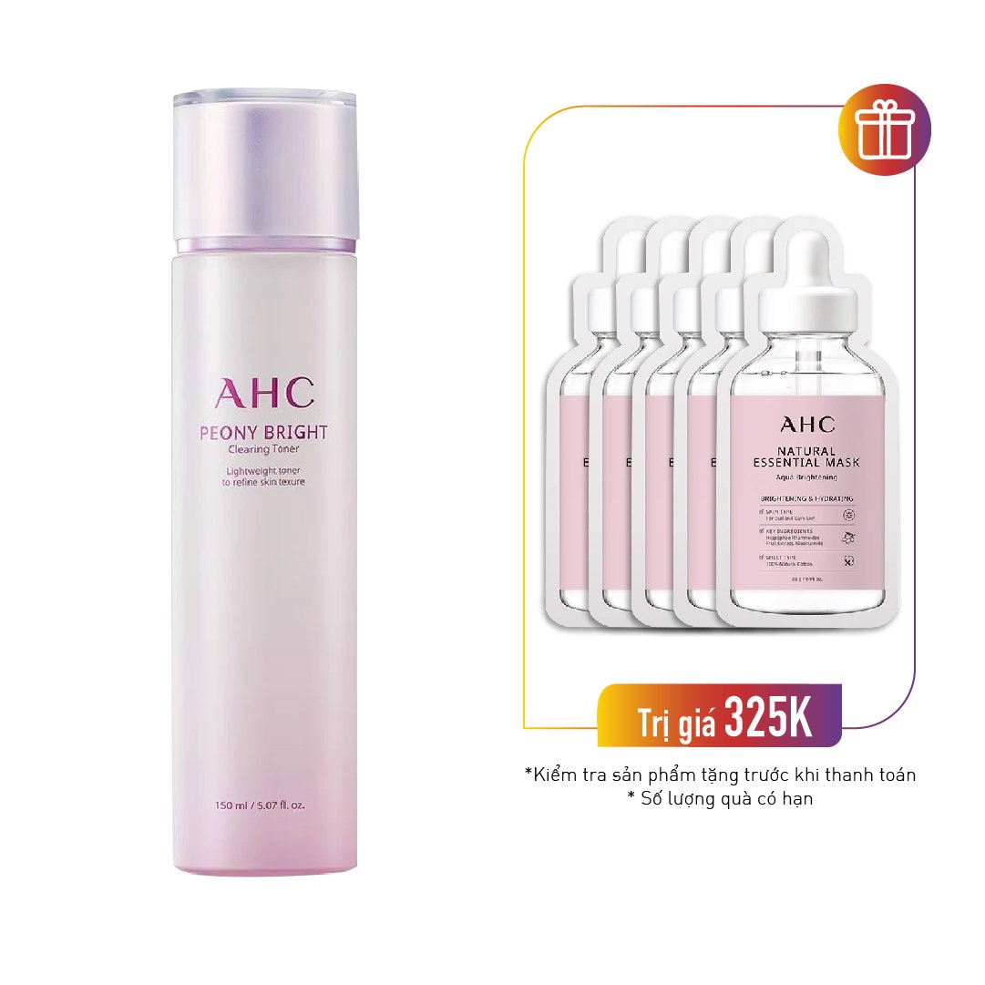 Nước Cân Bằng Làm Sáng Da Ahc Peony Bright Clearing Toner 150Ml