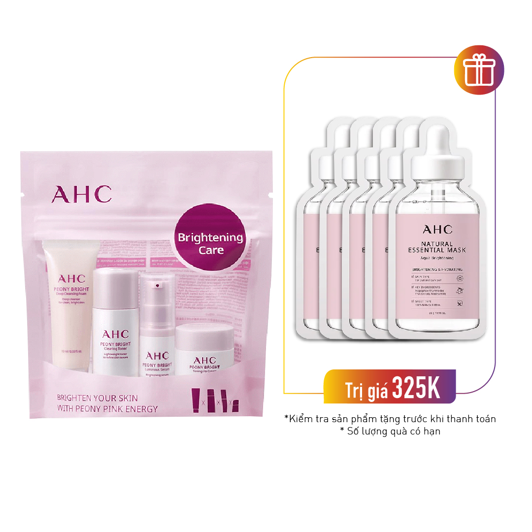Bộ Chăm Sóc Da Ahc Peony Bright Trial Kit (4Sp)