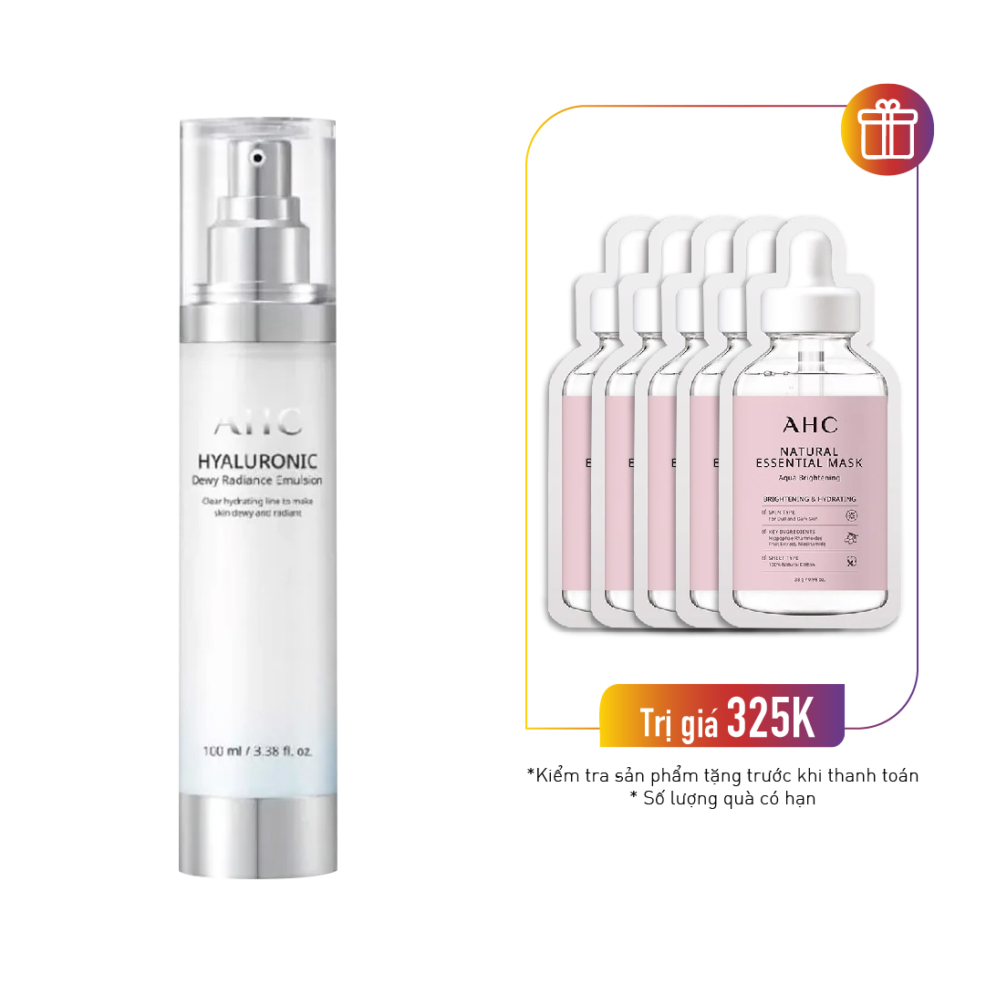 Sữa Dưỡng Ẩm Và Làm Sáng Da Ahc Hyaluronic Dewy Radiance Emulsion 100Ml