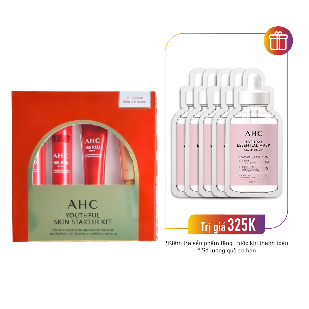 Bộ Sản Phẩm Chống Lão Hóa Da Ahc Youthful Skin Starter Kit (4Pc)