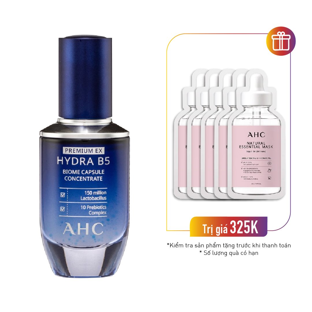 Tinh Chất Dưỡng Làm Dịu & Cân Bằng Da Với Lợi Khuẩn Ahc Premium Ex Hydra B5 Biome Capsule Concentrate 30Ml