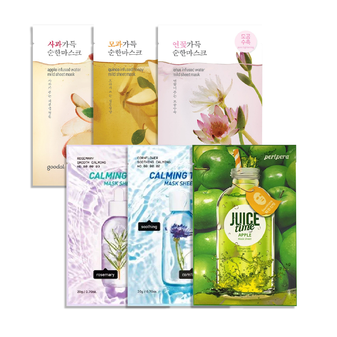 [Mua 3 Tặng 3] Combo Mix Mặt Nạ Giấy Nuôi Dưỡng Da Sáng Khỏe Goodal Mild Sheet
