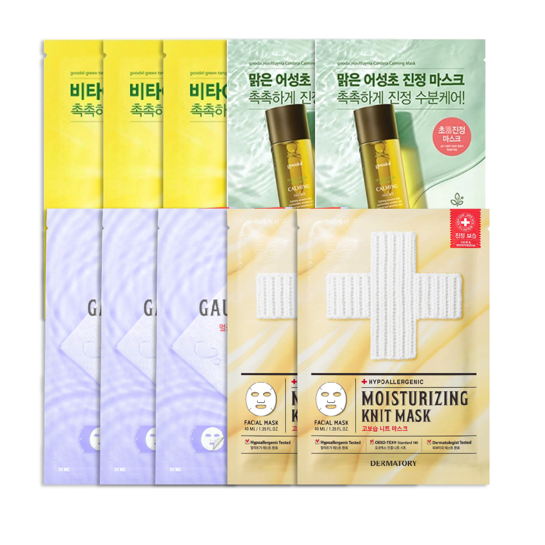 Combo 10 Mặt Nạ Mix Giúp Dưỡng Ẩm & Làm Sáng Mịn Da Goodal + Dermatory