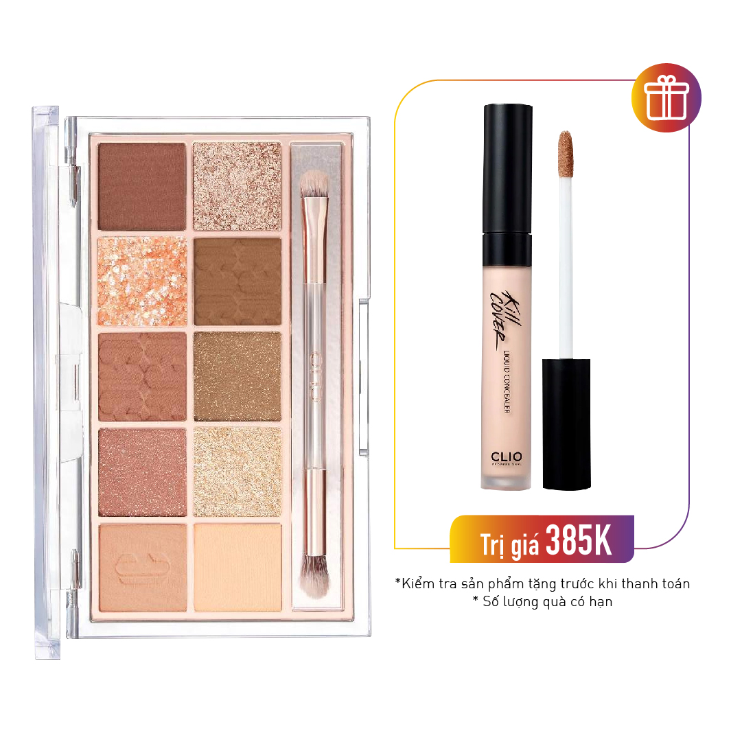 Màu Mắt Trang Điểm Clio Pro Eye Palette - 12 Autumn Breeze In Seoul Forest 6G