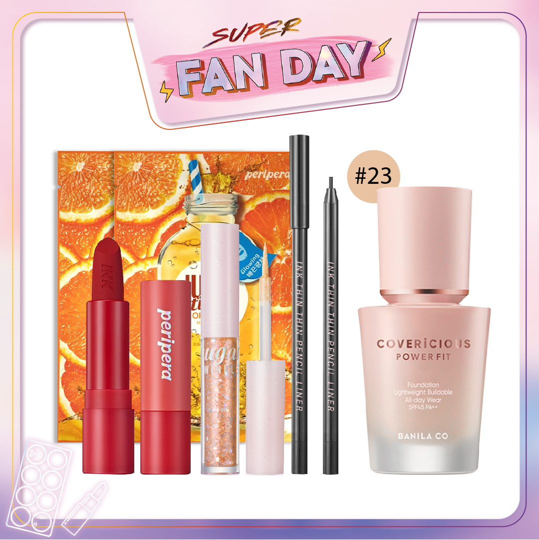 [Màu 23 Cinnamon] Combo Kem Nền Che Phủ Tốt Banila Co Covericious Power Fit Foundation 30Ml