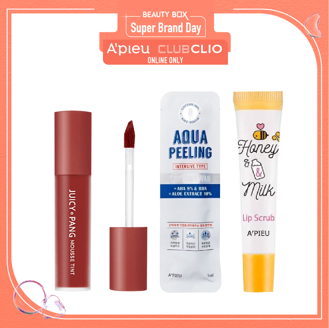 [Màu Cr02] Combo Son Nước Lì A'pieu Juicy Pang Tint