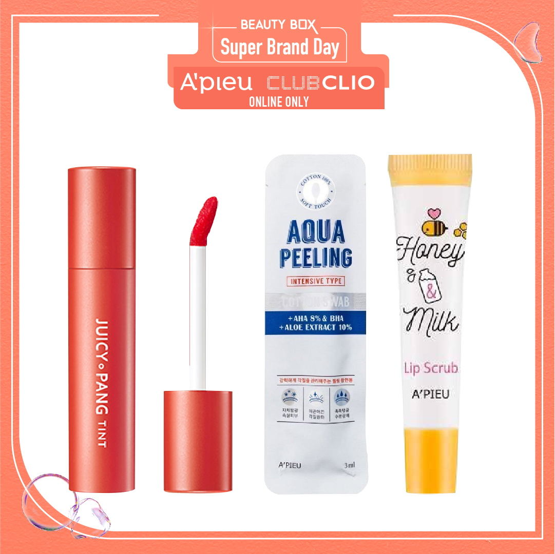 [Màu Cr01] Combo Son Nước Lì A'pieu Juicy Pang Tint