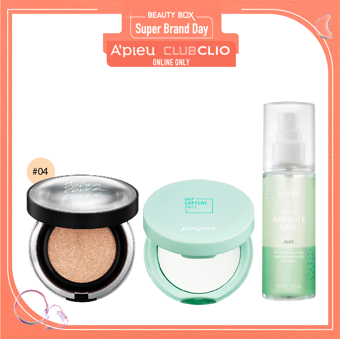 Combo Phấn Nước Hiệu Ứng Mịn Clio Kill Cover Founwear Cushion Xp Spf50+ Pa+++ 04 Ginger