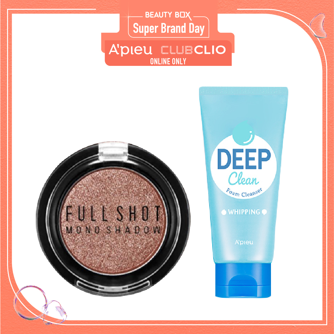 Combo Màu Mắt Ánh Nhũ Lấp Lánh A'pieu Full Shot Mono Shadow Sbr01