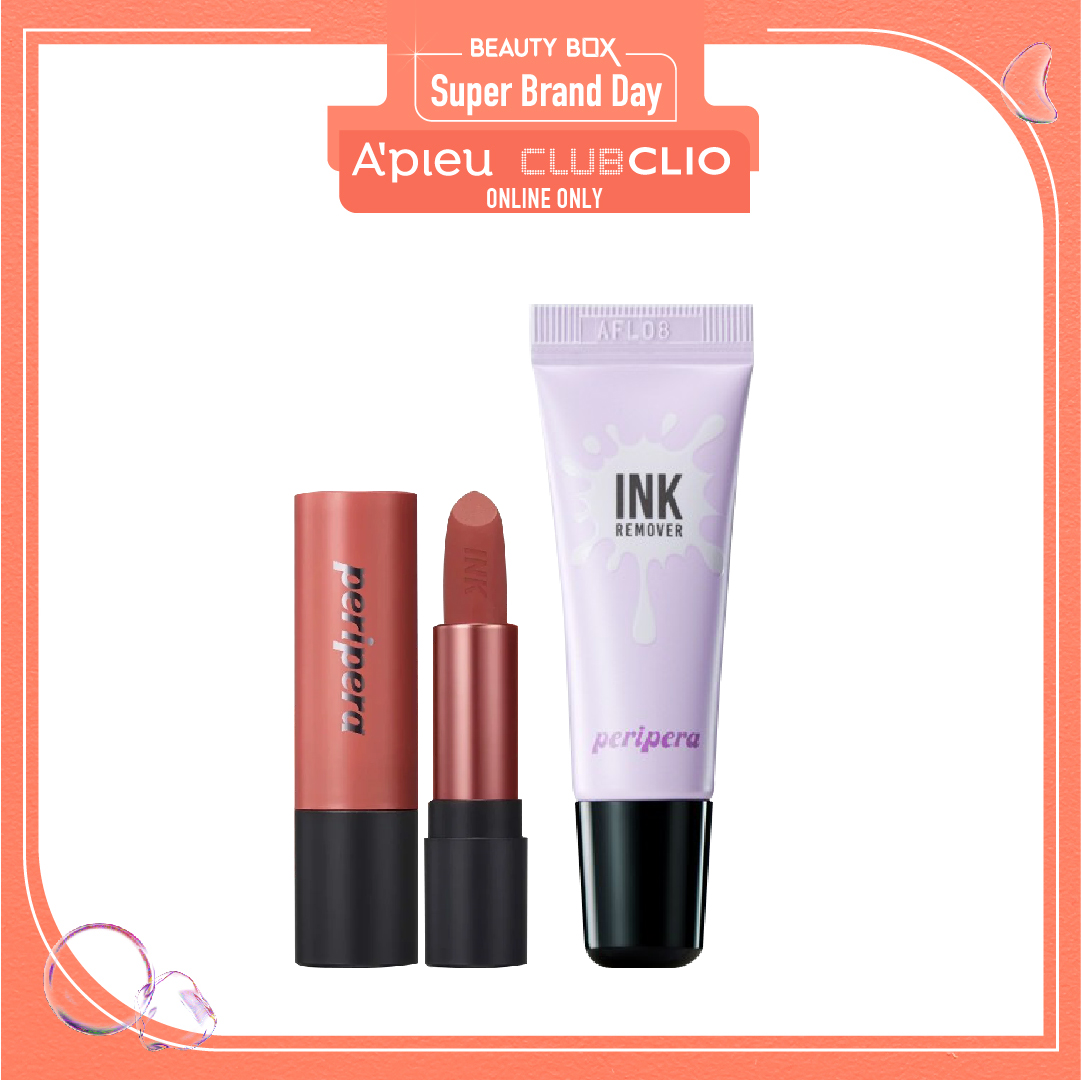 [Màu 05 Coral Teaser] Combo Son Thỏi Lì Peripera Ink Tattoo Stick