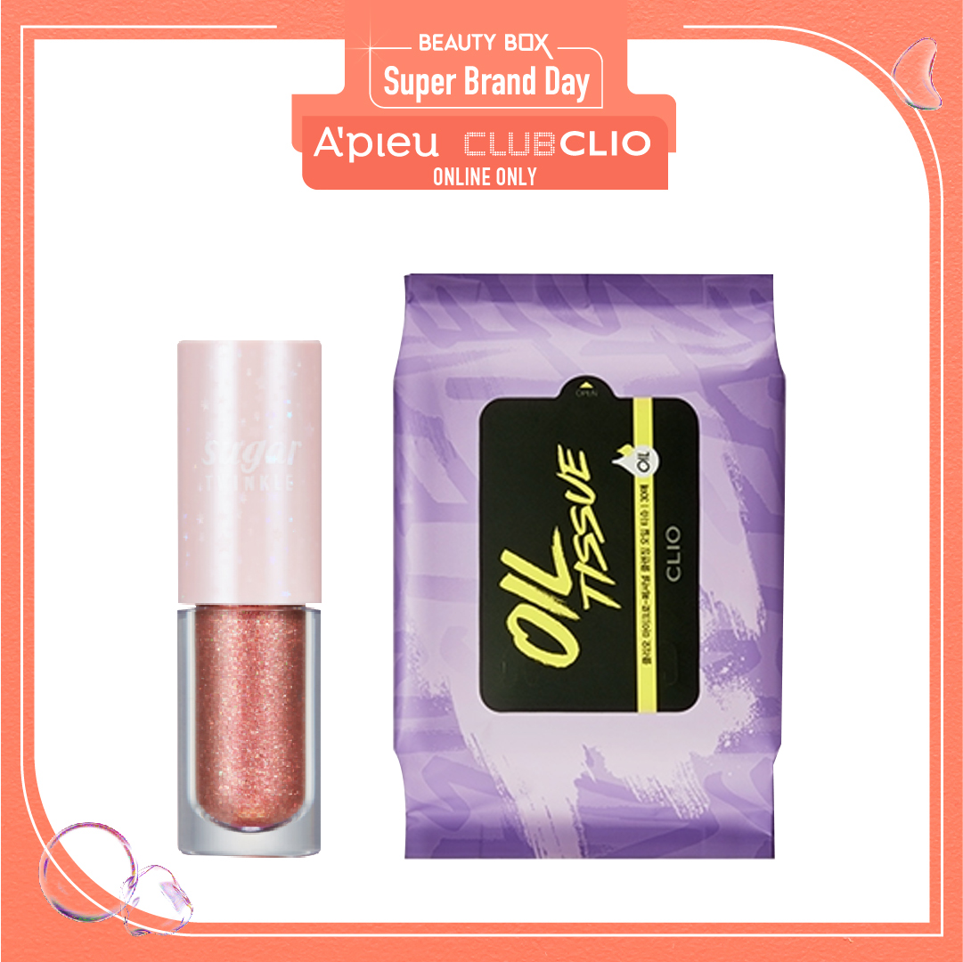 Combo Màu Mắt Ánh Nhũ Lấp Lánh Peripera Sugar Twinkle Liquid Shadow 10 Lady Coral