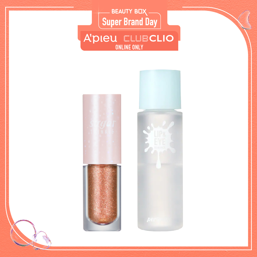 [Màu 11 Marigold Crown] Combo Màu Mắt Ánh Nhũ Lấp Lánh Peripera Sugar Twinkle Liquid Shadow