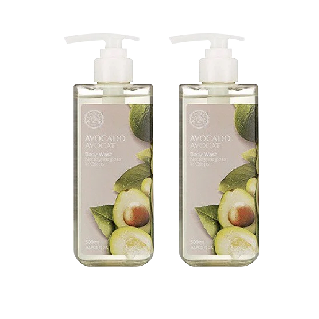 Bộ 2 Gel Tắm Cung Cấp Ẩm Thefaceshop Avocado Body Wash (300Mlx2)