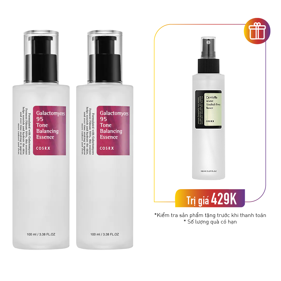 Combo 2 Tinh Chất Dưỡng Cung Cấp Nước Galactomyces 95 Tone Balancing Essence