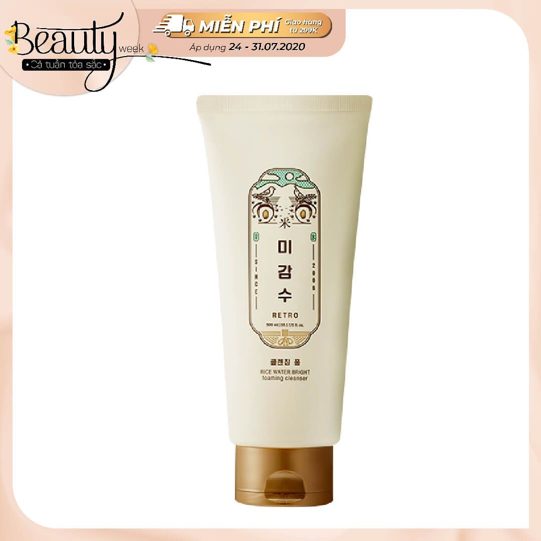 Sữa Rửa Mặt Làm Sáng Da Thefaceshop Rice Water Bright Foaming Cleanser 300Ml (Special Edition)