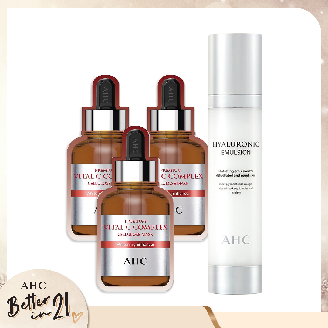 Combo Nước Cân Bằng Cung Cấp Nước Mịn Màng Làn Da Ahc Hyaluronic Toner 100Ml