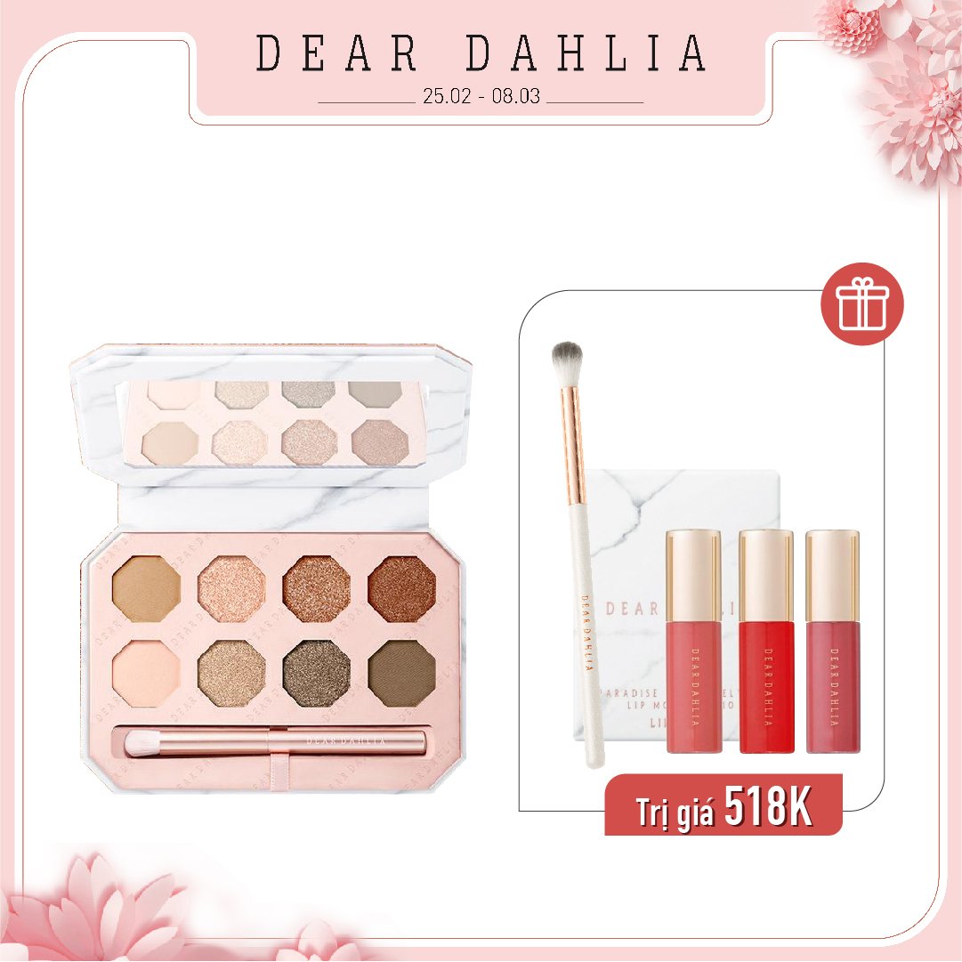 Combo Màu Mắt Ánh Nhũ Lấp Lánh Dear Dahlia Mesmerizing Moment Collection Palette Celestial Glow