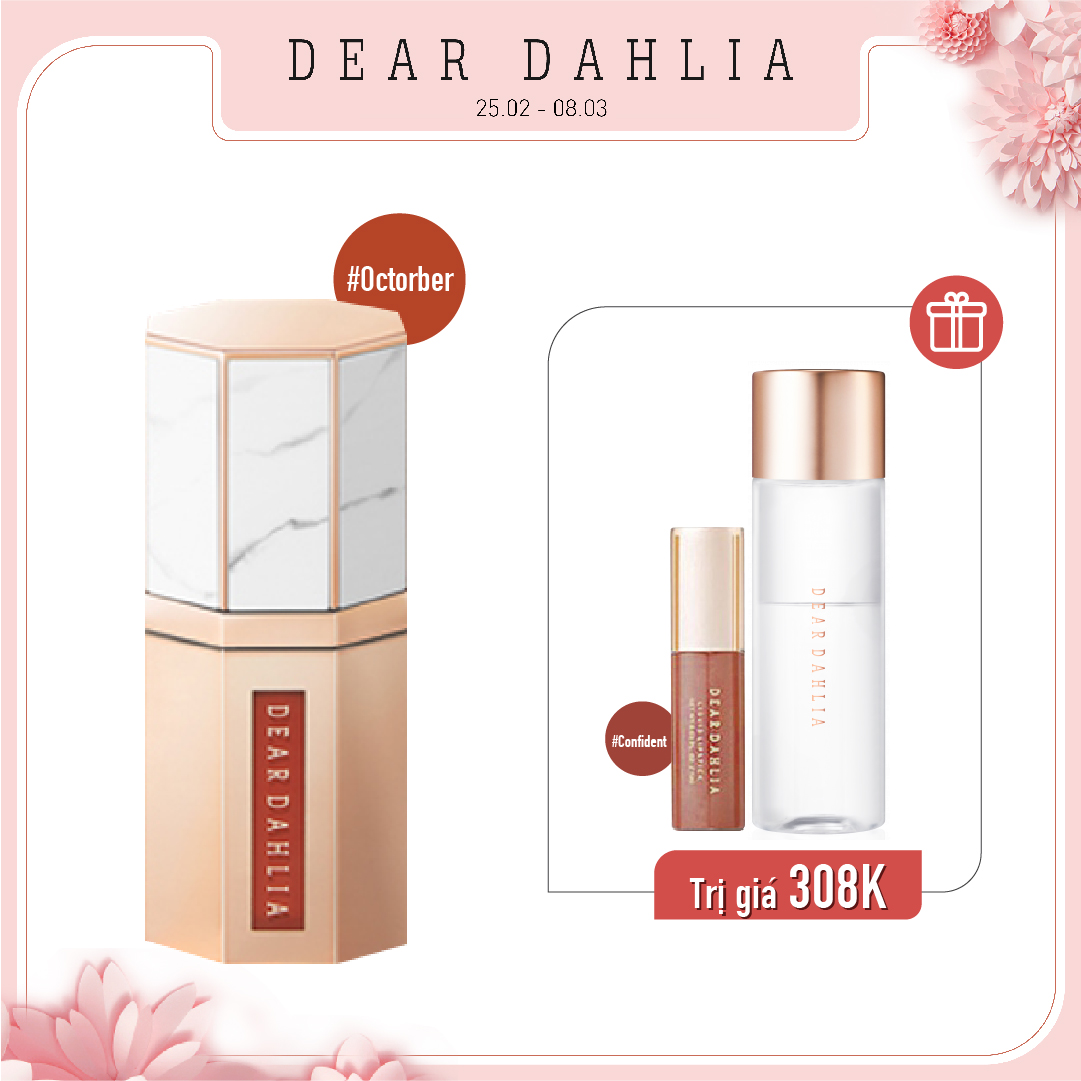 Combo Son Kem Hiệu Ứng Nhung Mịn Dear Dahlia Paradise Dream Velvet Lip Mousse (3Pc)
