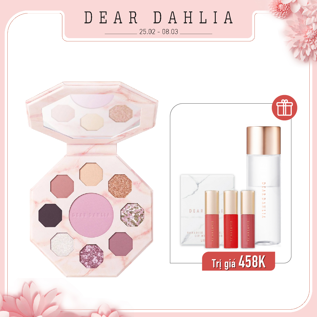 Combo Bảng Màu Mắt Đa Hiệu Ứng Dear Dahlia Secret Garden Palette - Spring Bouquet 9.8G