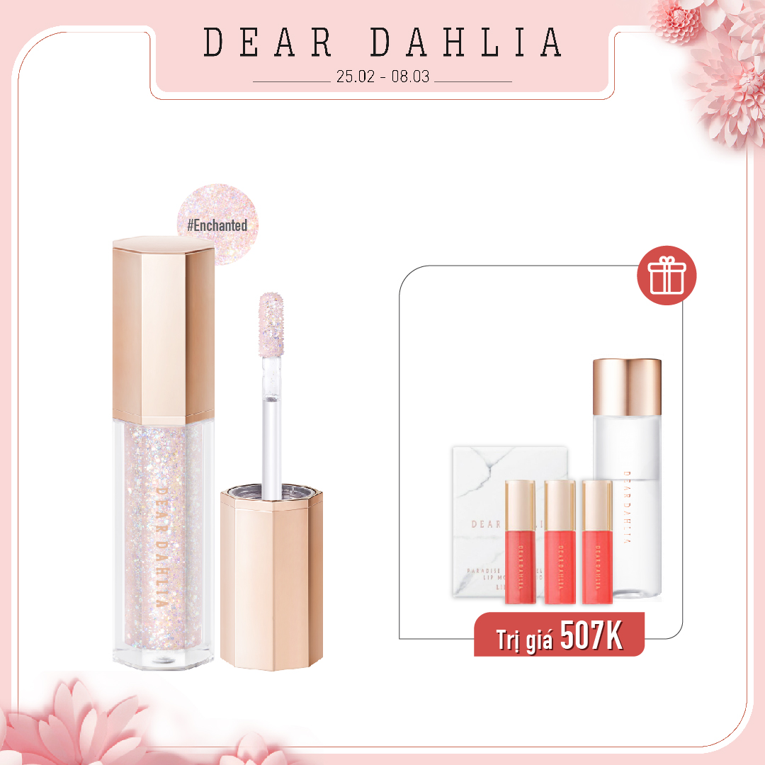 Combo Màu Mắt Ánh Nhũ Lấp Lánh Dear Dahlia Paradise Shine Eye Sequins -  Enchanted (3Pc)
