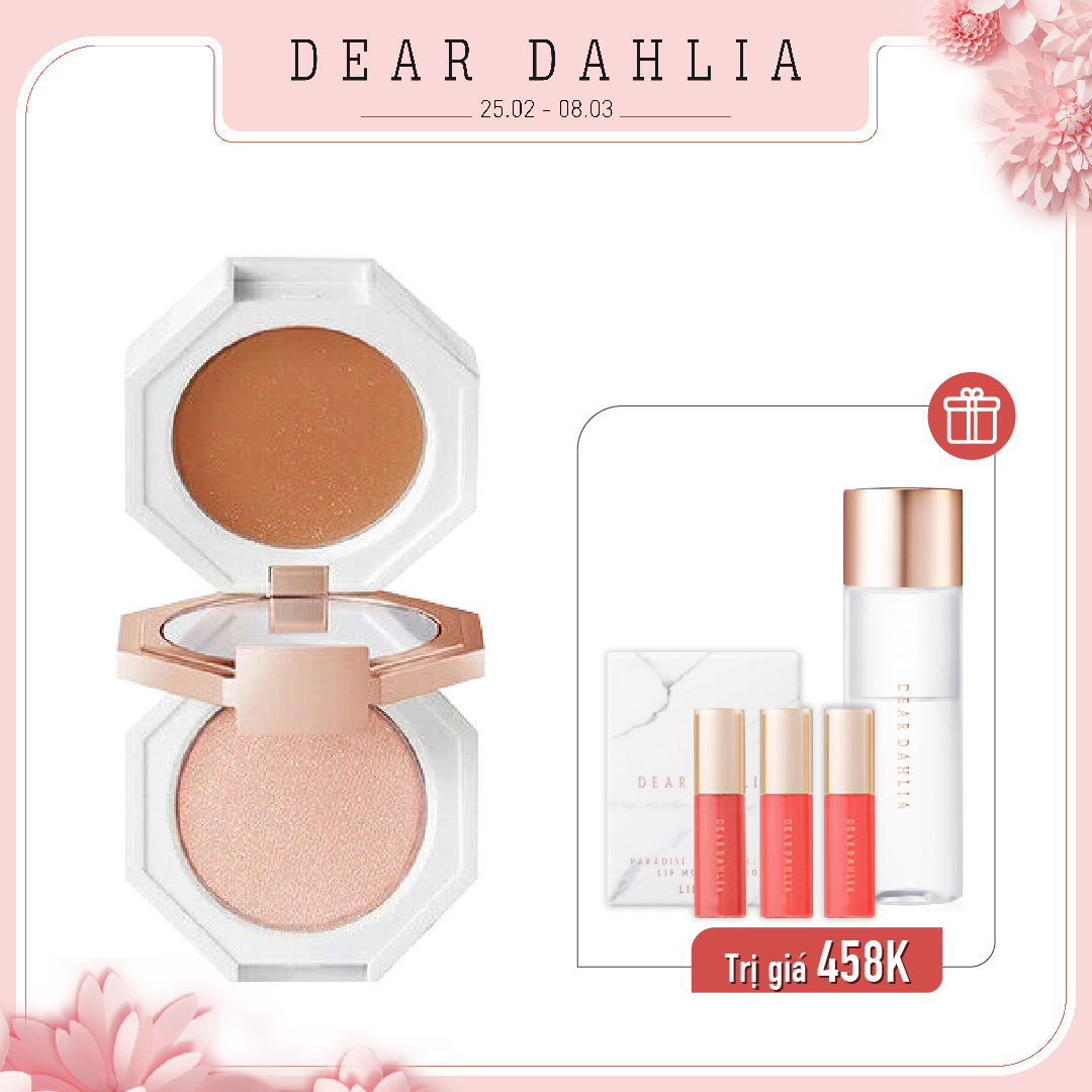 Combo Má Hồng Đa Năng Dear Dahlia Paradise Dual Palette – Multi Secret Rendezvous (3Pc)