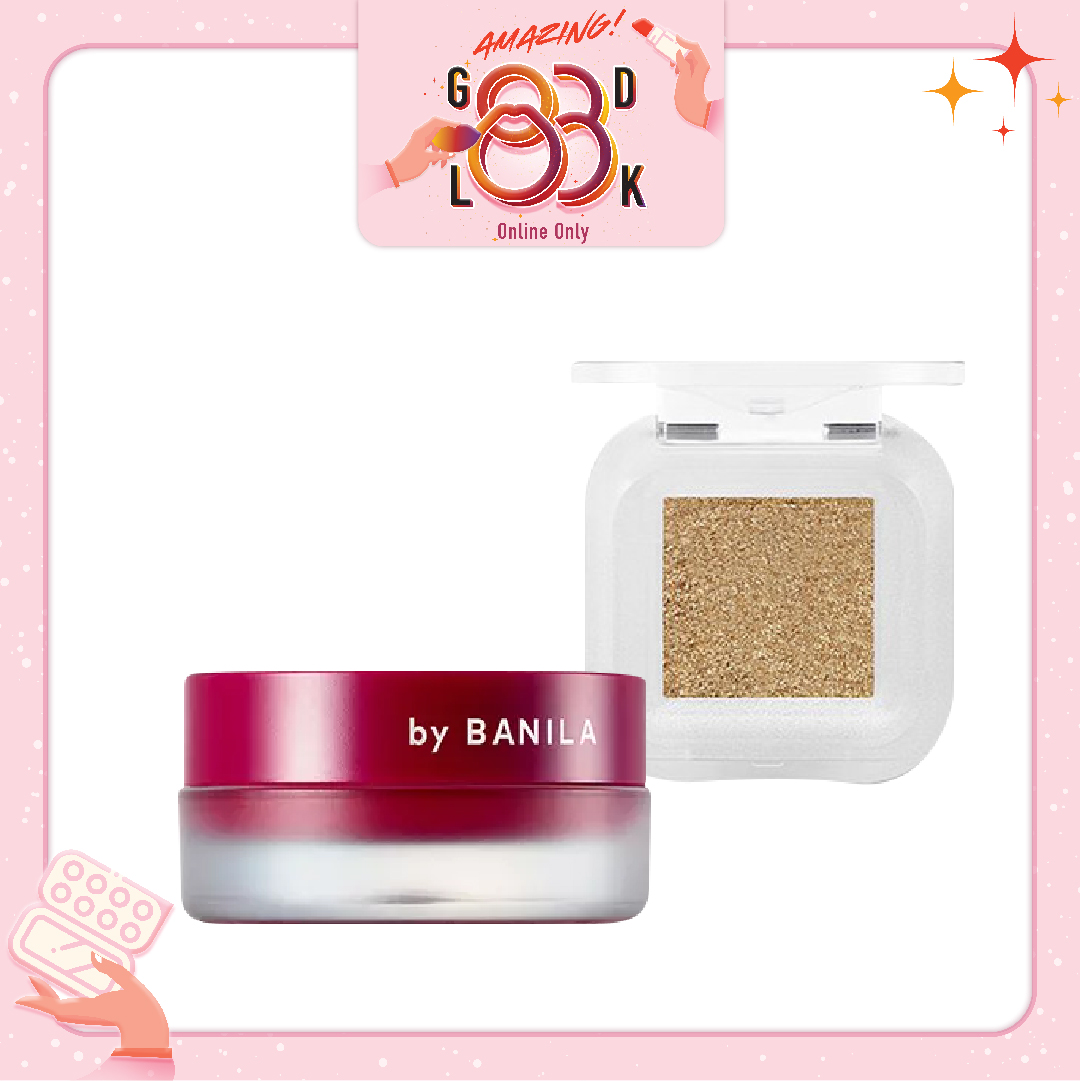 Combo Màu Mắt & Son Dưỡng Môi B. By Banila B.balm 04 Bad Balm