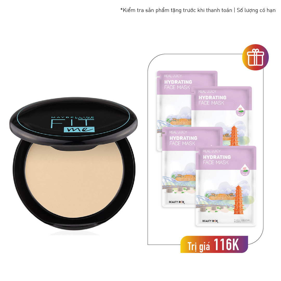 Phấn Nền Kiềm Dầu Maybelline Fit Me Matte+Poreless Powder Spf28 Pa+++ 6G