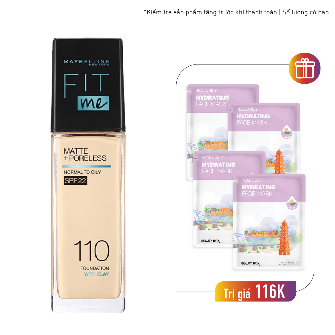 Kem Nền Maybelline Fit Me Matte+Poreless 30Ml
