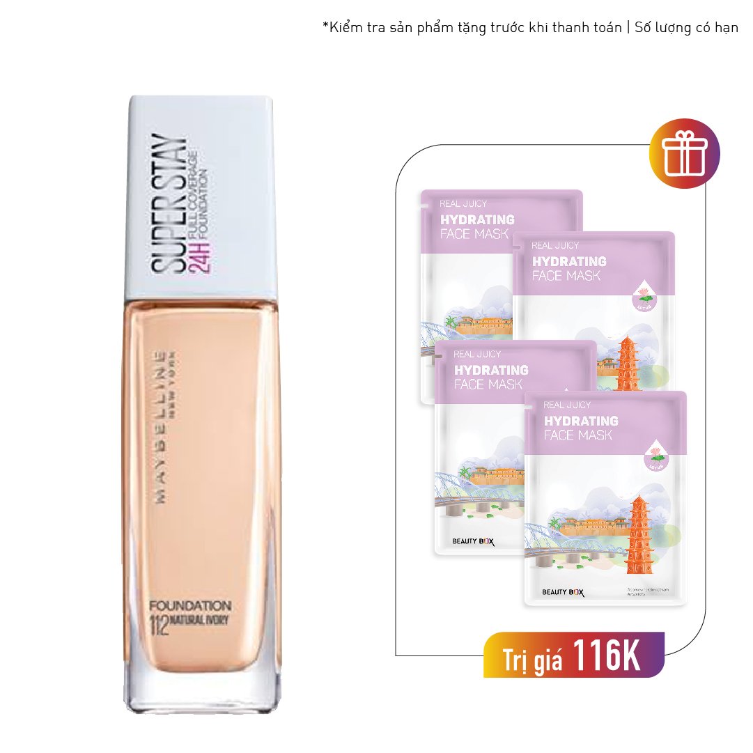 Kem Nền Lâu Trôi Maybelline Superstay 24H Full Coverage Foundation 30Ml