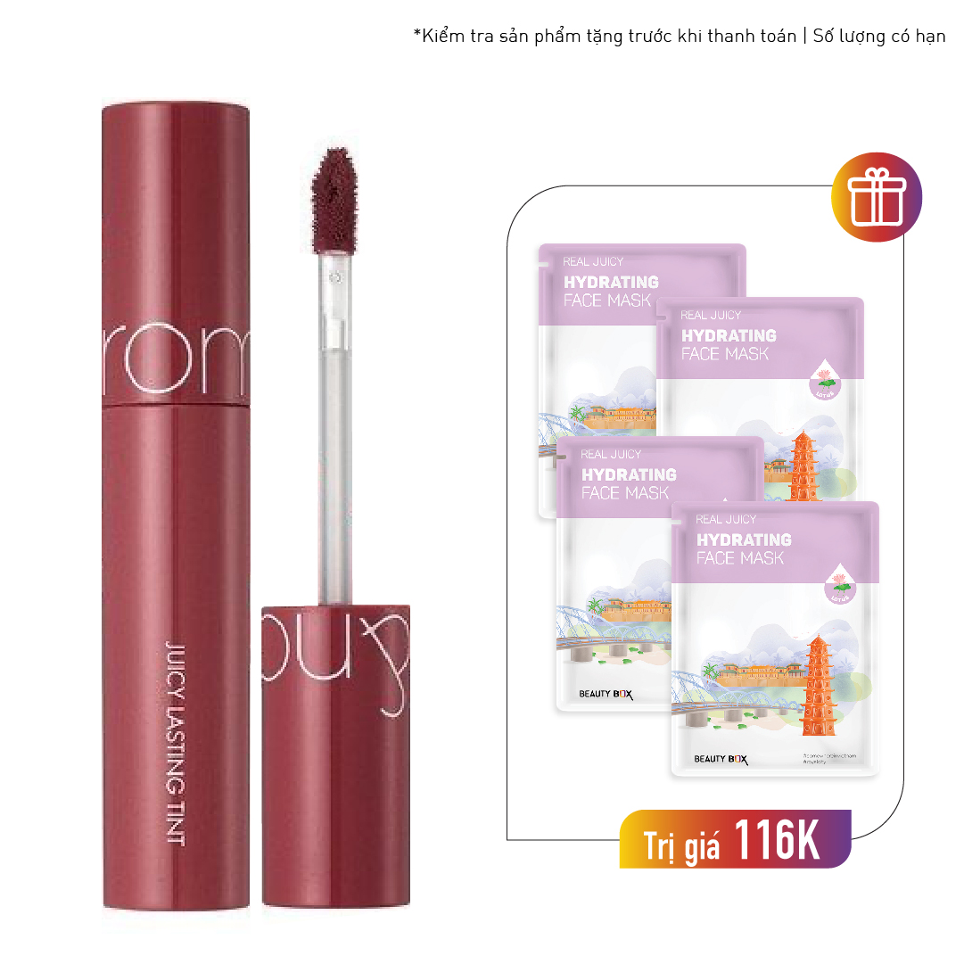 (Ver3) Son Tint Bóng Nhẹ Romand Juicy Lasting Tint 5.5G