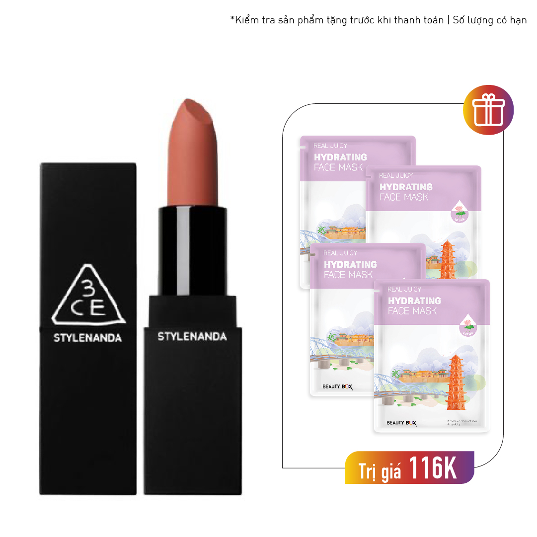 Son Thỏi Mịn Lì 3Ce Matte Lip Color 3.5G