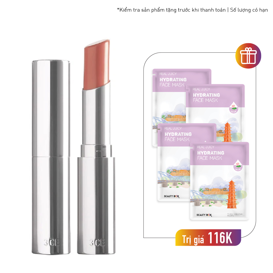 Son Thỏi 3Ce Glow Lip Color 3G