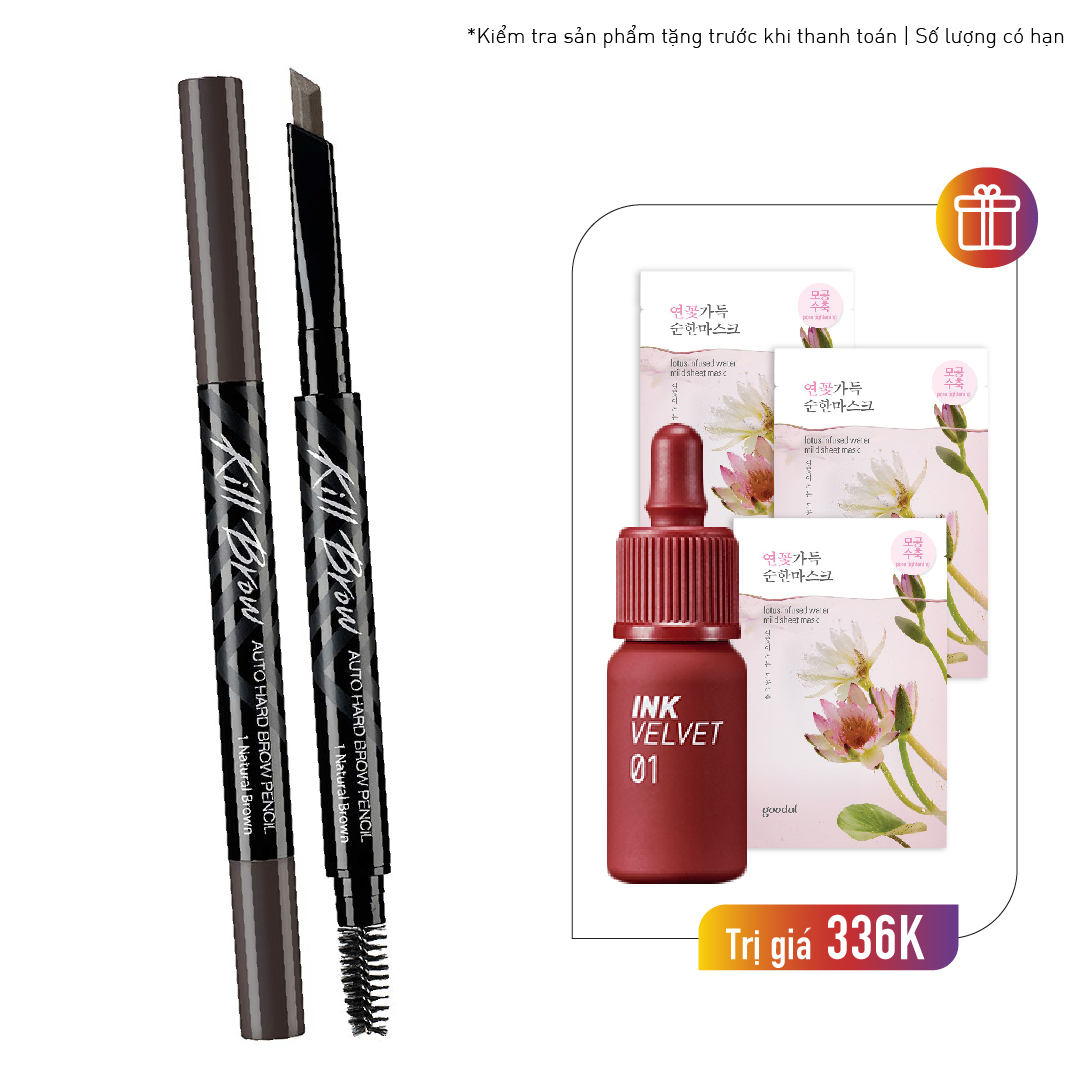 Chì Kẻ Chân Mày Clio Kill Brow Auto Hard Brow Pencil Edge Slim 0.08G