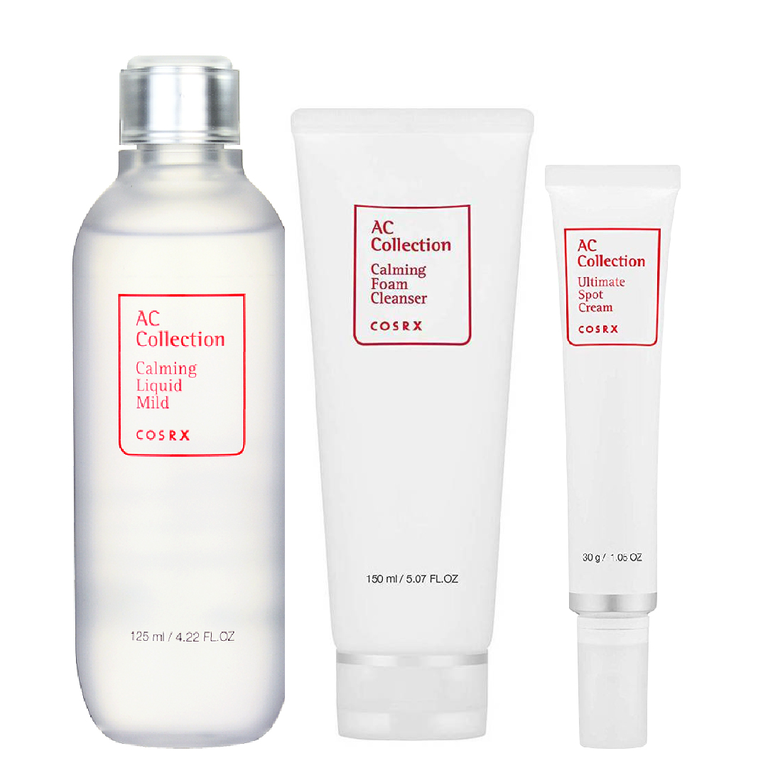 Combo Chăm Sóc Đặc Biệt Cho Da Mụn Cosrx Ac Collection Ultimate Spot Cream 30G