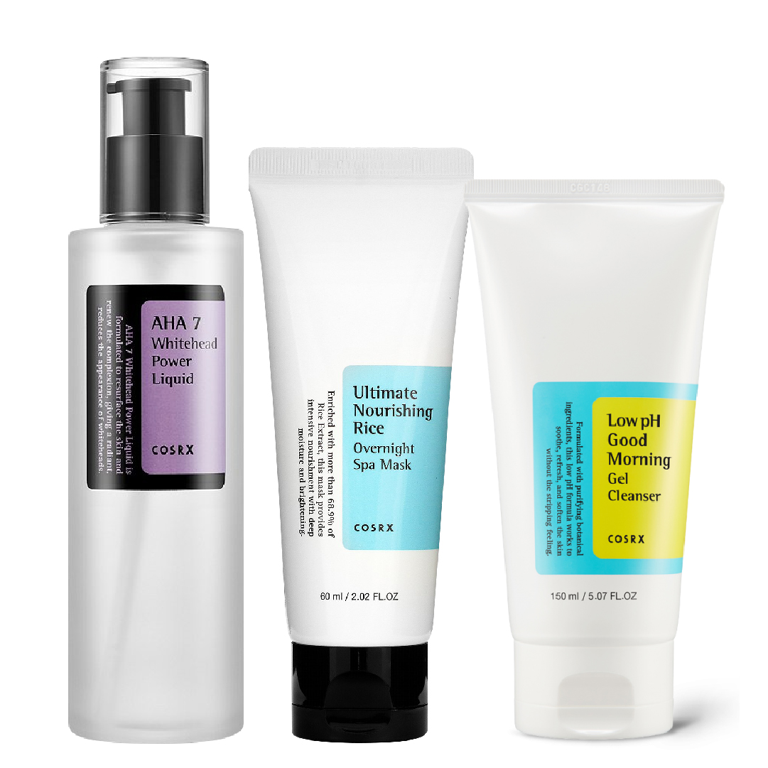 Combo Mặt Nạ Ngủ Chăm Sóc Chuyên Sâu Cho Da Mụn, Khô Cosrx Ultimate Nourishing Rice Overnight Spa