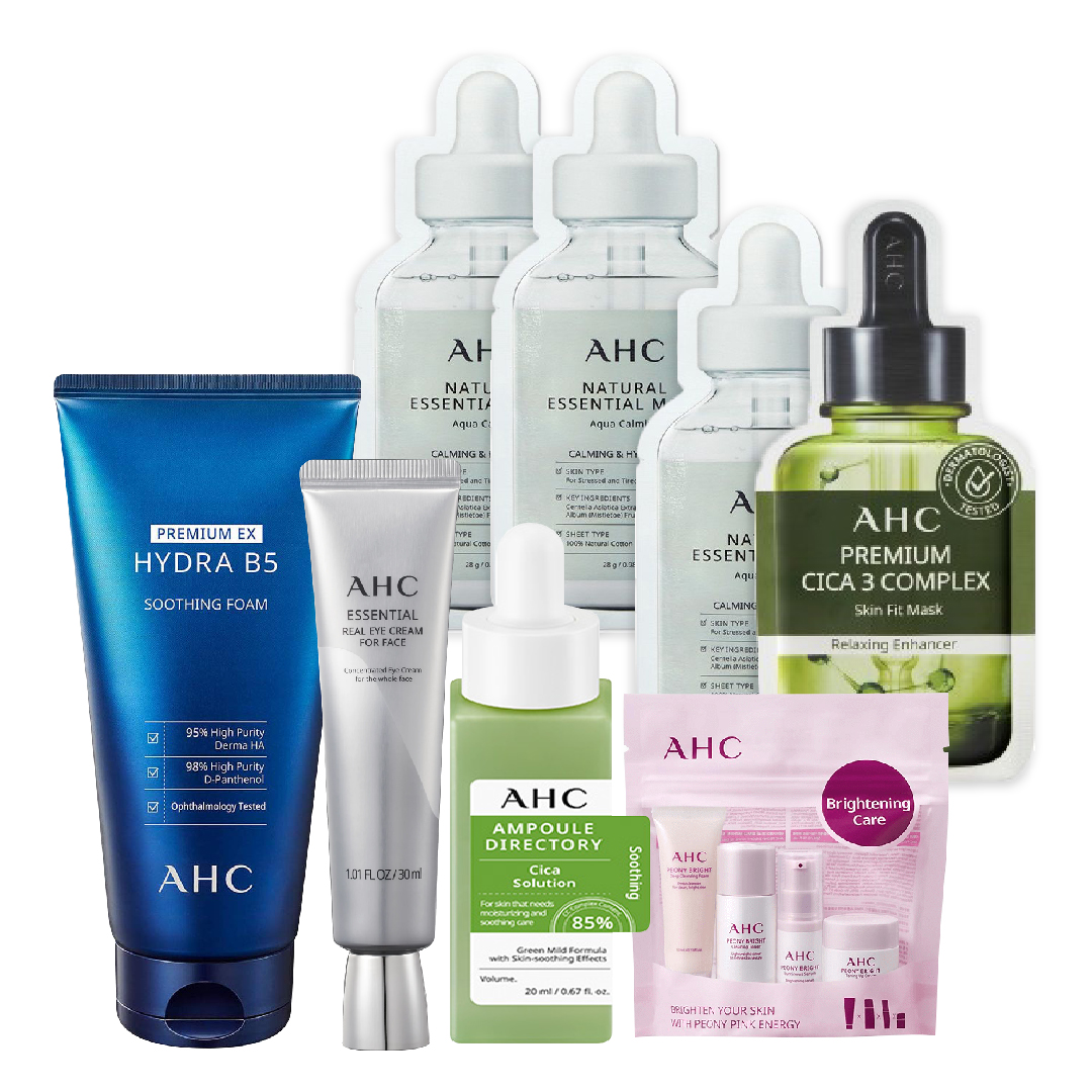 Combo Tinh Chất Phục Hồi Làm Dịu Da Ahc Ampoule Directory Cica Solution 20Ml