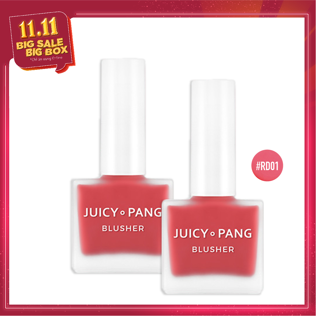 Combo 03 Má Hồng Dạng Nước A'pieu Juicy - Pang Water Blusher Rd01 9G