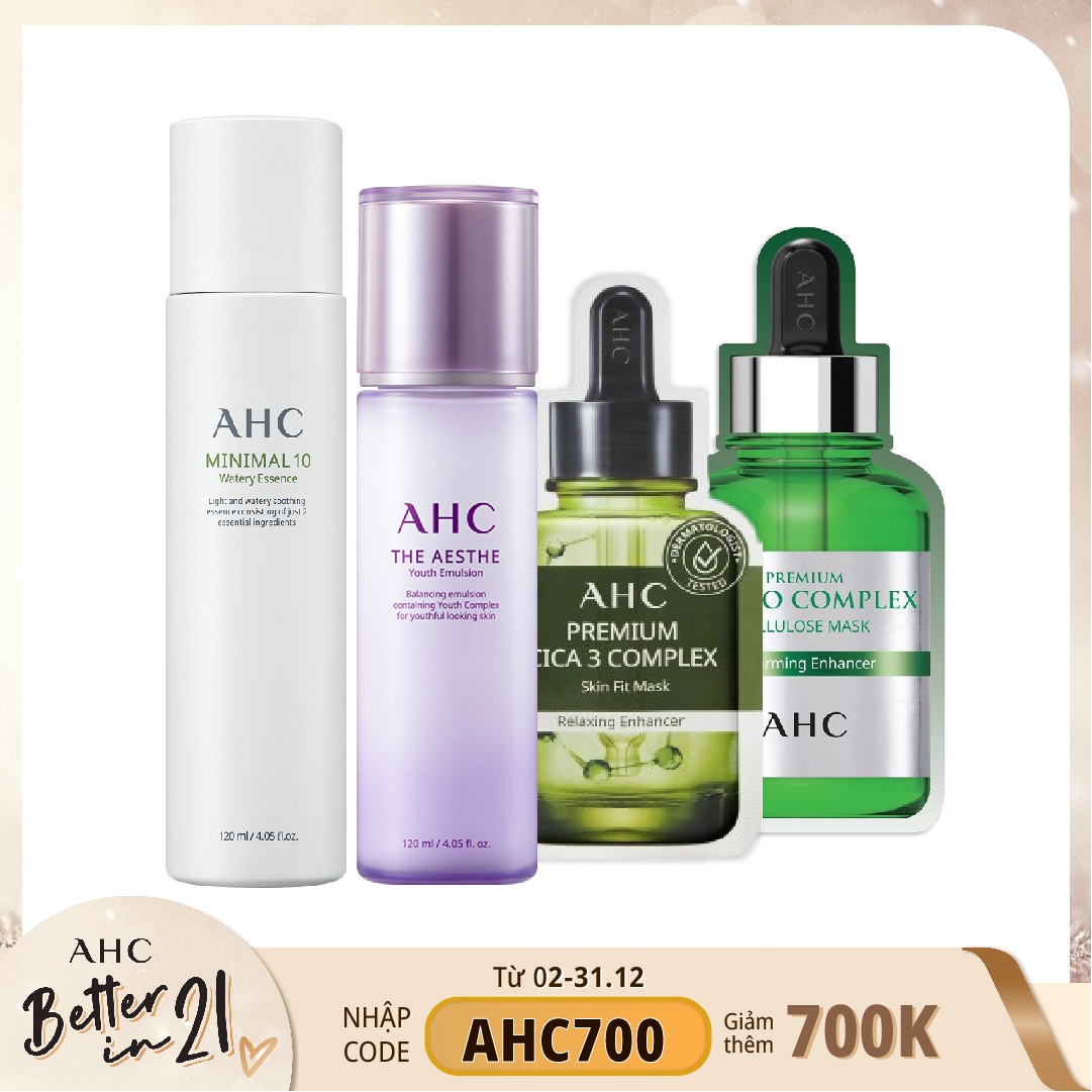 Combo Phục Hồi & Dưỡng Da Trẻ Hóa Vùng Mắt Ahc Brilliant Gold Eye Cream