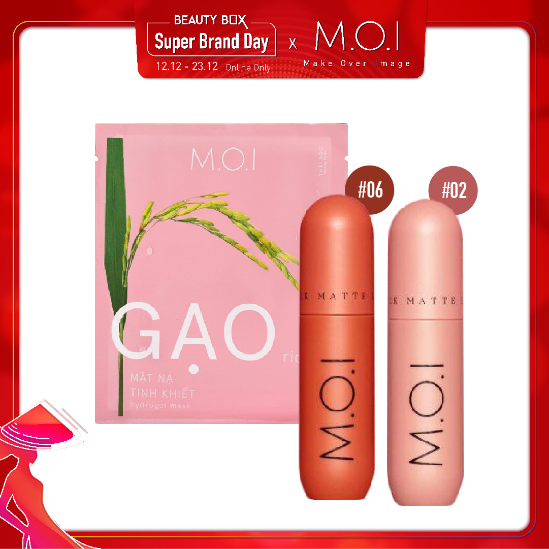 Combo Son Kem Lì M.o.i S - Girls Matte Liquid Lipstick (3Pc)