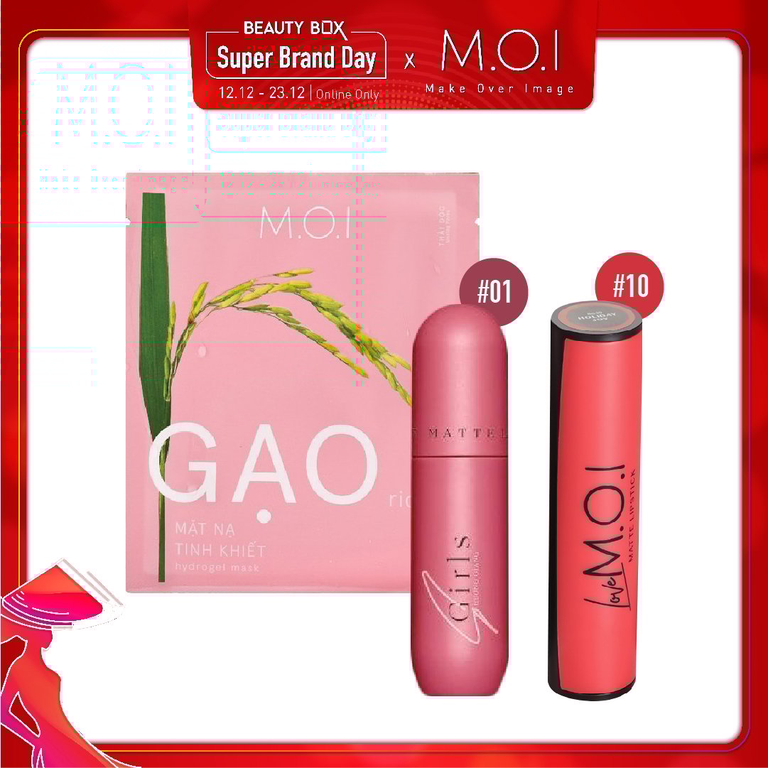 Combo Son Thỏi & Son Kem Lì M.o.i Matte Liquid Lipstick
