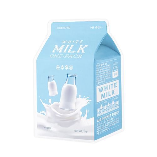Mặt Nạ Giấy Cấp Ẩm A'pieu White Milk One - Pack [Không Đổi Trả, Hsd Tháng 01/2023]
