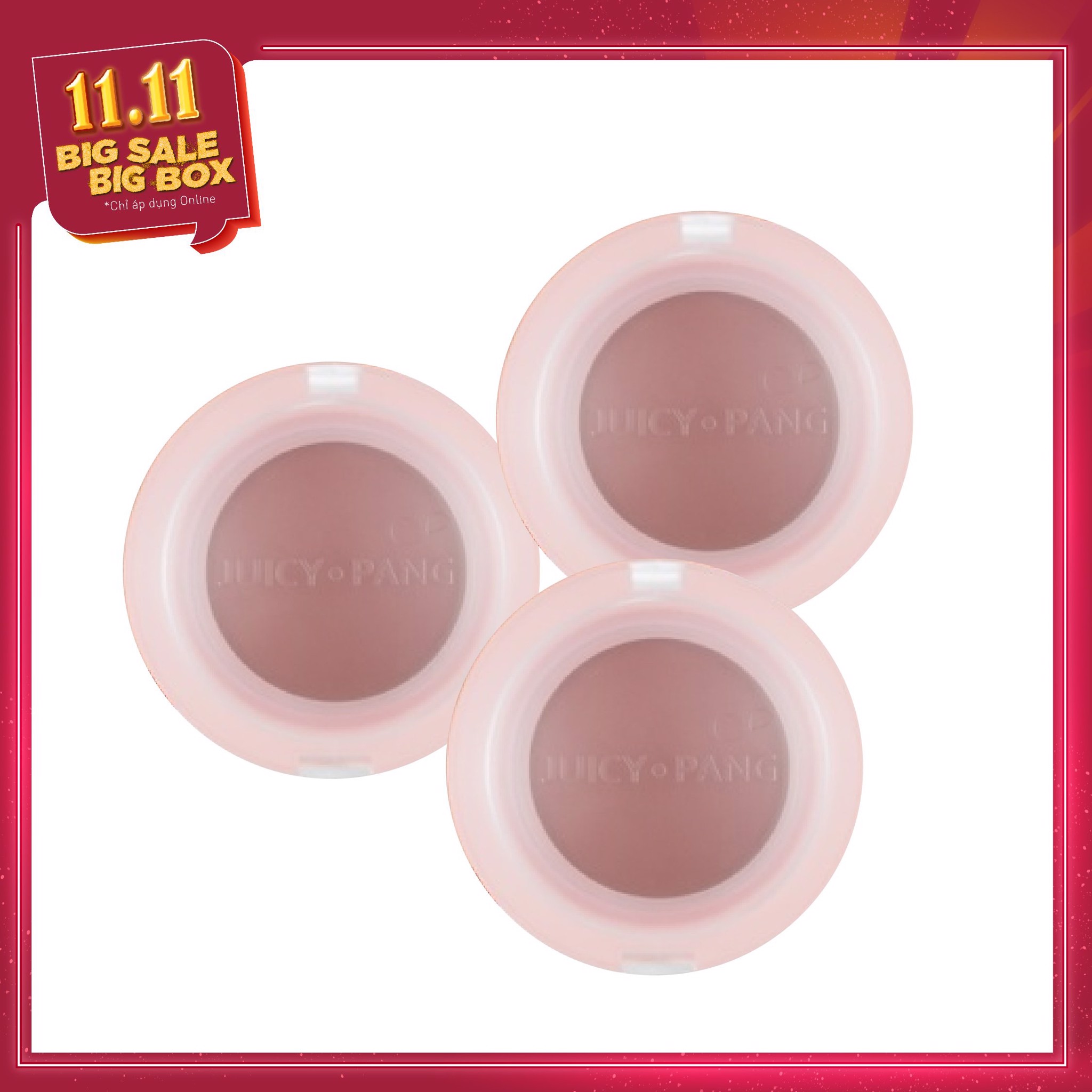 Combo 03 Má Hồng Dạng Kem Hiệu Ứng Căng Mượt A'pieu Juicy - Pang Jelly Blusher Be02