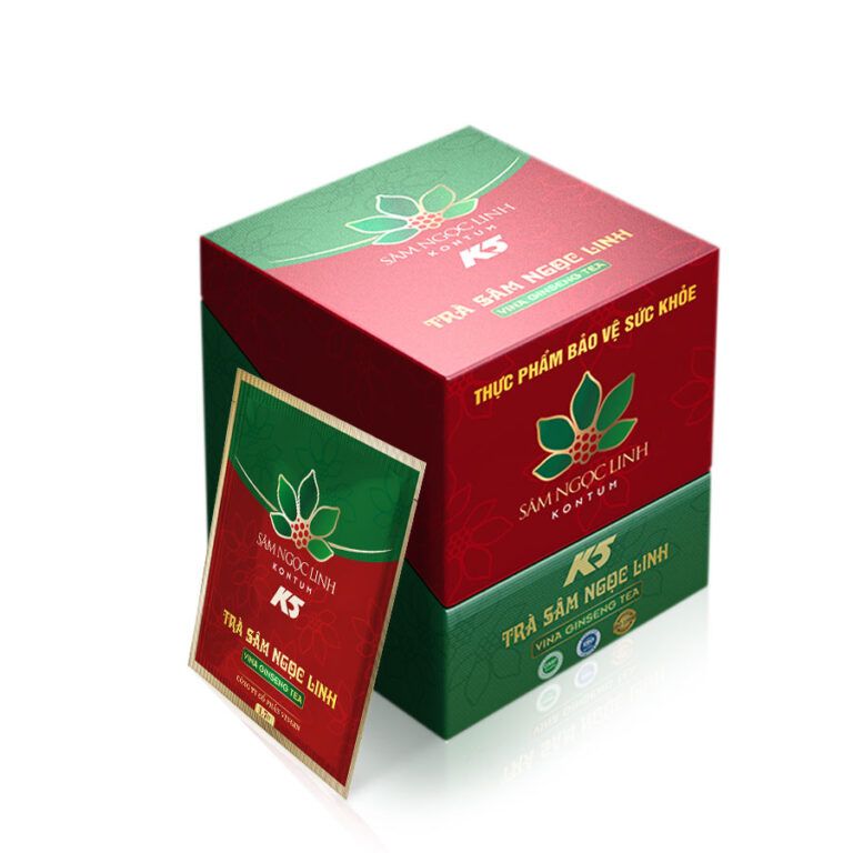  Trà Sâm Ngọc Linh K5 (Vina Giseng Tea) – Hộp 20 Gói 