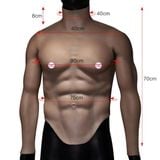 Áo Cosplay Silicon Giả Cơ Bắp Body 6 Múi Cường Tráng Cho Nam 