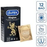  Bao Cao Su Ôm Sát Dương Vật Mỏng Nhiều Gel DUREX KINGTEX 