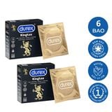  Bao Cao Su Ôm Sát Dương Vật Mỏng Nhiều Gel DUREX KINGTEX 