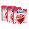 Bao Cao Su Cấu Trúc Hạt Nổi Vị Dâu DUREX SENSUAL STRAWBERRY