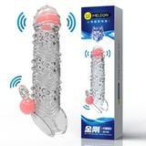  Bao đôn dương vật rung kéo dài gai răng sói trong suốt HCM 