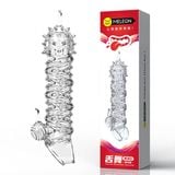  Bao đôn dương vật rung trong suốt kích thích lưỡi liếm giá rẻ 