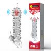 Bao đôn dương vật rung trong suốt kích thích lưỡi liếm